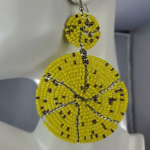 African (Kenyan) Handmade Earrings, Maasai Beads